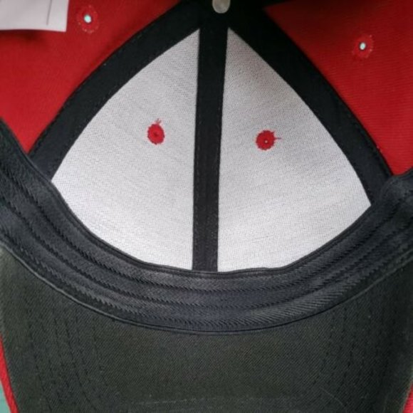 WESC We Are The Superlative Conspiracy Ball Cap Hat  Baseball Red White Logo - Picture 7 of 7